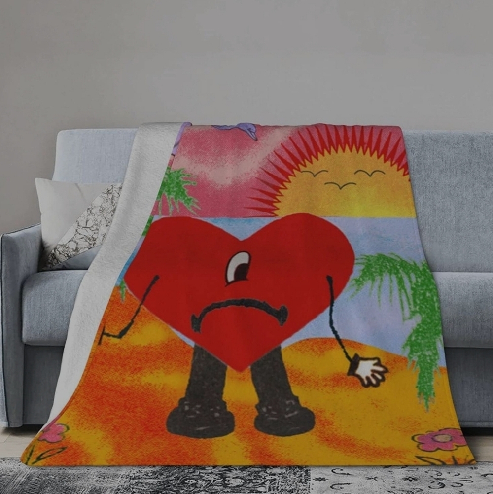 Bad Bunny Lightweight Soft  50x60 Throw